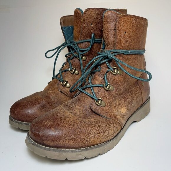 The North Face Womens 8 Leather Ballard Lace Up Boots - Picture 3 of 14